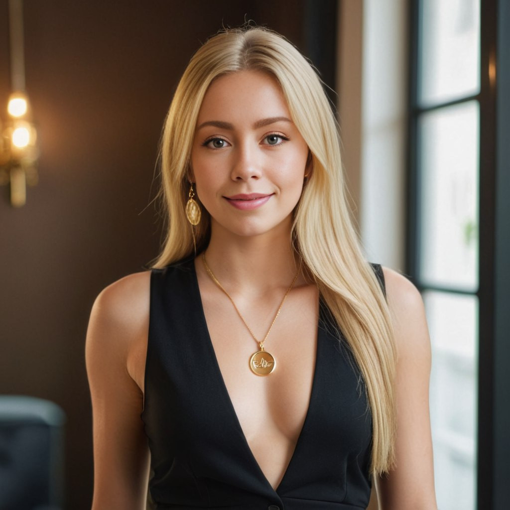 Shy classy girl